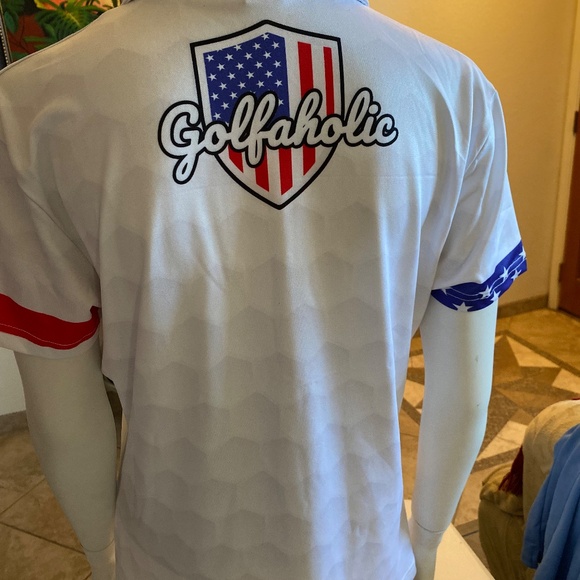 Womens large GarmentOne golf shirt with golf design - Picture 4 of 6